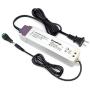 PLUSPOE 12V 30W Power Supply Driver TRIAC Dimmable Transformer for LED Flexible Strip Light (Works with Standard Wall AC Dimmers)