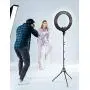 Ring Light, ESDDI 18inch Dimmable Brightness Bicolor 3000K-6500K Led Ring Light with Stand and Phone Holder, Soft Tube, Carrying Bag for Camera, Smartphone, YouTube, Vlog, Makeup, Portrait Shooting