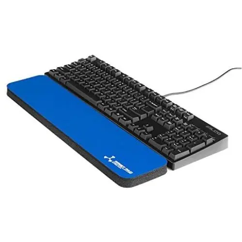 Fat Wrist Pad 17 is a 4 X 17 X 0.75 Inch Wrist Rest for Standard Keyboards and Full Length Mechanical Keyboards (Royal Blue)