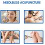 Aobbiy 5-in-1 Electronic Acupuncture Pen, Meridian Energy Pen for Pain Relief. Pain Relief Therapy, Electric Meridians Acupuncture Machine, 1 x AA Battery Needed(Not Included)
