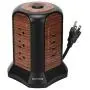 SUPERDANNY Power Strip Tower USB Surge Protector with 9 AC 4 USB Ports 9.8ft Multiple Electrical Outlet Extender Desktop Charging Station for Office Home Dorm Room