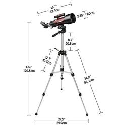 Orion GoScope III 70mm Refractor Travel Telescope