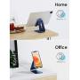 Upgraded Aluminum Cell Phone Stand, OMOTON C1 Durable Cellphone Dock with Protective Pads, Smart Stand Designed for iPhone 11 Pro Max XR XS 8 Plus 7 SE, iPad Mini, Android Phones, Navy Blue