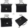 Laptop-Briefacse-for-Women-Men 15.6 Inch Business Computer-Bags Messenger-Bag Work-Tote-Bag Unisex Satchel Bag for Work Office Business Travel,black