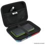 USA Gear Hard Shell Electronic Organizer Travel Case 7.5 Inch with Weather Resistant Exterior and Large Mesh Accessory Pocket - Compatible with Garmin GPS, Chargers, and More Electronics - Geometric