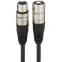 Amazon Basics XLR Male to Female Microphone Cable - 6 Feet, Black