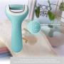 ZJDU Portable Electronic Foot File Pedicure Tools, Electric Feet Callus Removers Rechargeable,2 Speed,with Waterproof Design for Dry Cracked Dead Skin