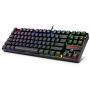 Redragon K552 Mechanical Gaming Keyboard 60% Compact 87 Key Kumara Wired Cherry MX Blue Switches Equivalent for Windows PC Gamers (RGB Backlit Black)