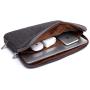 KAYOND Herringbone Woollen Water-Resistant for 11-11.6 Inch Laptop Sleeve Case Bag (11-11.6 Inches, Black)