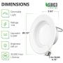 Sunco Lighting 10 Pack 4 Inch LED Recessed Downlight, Smooth Trim, Dimmable, 11W=60W, 5000K Daylight, 600 LM, Damp Rated, Simple Retrofit Installation - UL + Energy Star Sunco Lighting 10 Pack 4 Inch LED Recessed Downlight, Smooth Trim, Dimmable, 11W=60W, 5000K Daylight, 600 LM, Damp Rated, Simple Retrofit Installation - UL + Energy Star