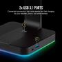 Corsair ST100 RGB Premium Headset Stand with 7.1 Surround Sound - 3.5mm and 2xUSB 3.0
