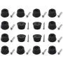 SDTC Tech 16-Pack Rubber Feet with Built in Stainless Steel Washer, Round Non-Slip Furniture Pads (25x20x13mm / D1xD2xH) with Screws for Cutting Board, Electronics, Amps, Cabinet, Chairs etc. SDTC Tech 16-Pack Rubber Feet with Built in Stainless Steel Washer, Round Non-Slip Furniture Pads (25x20x13mm / D1xD2xH) with Screws for Cutting Board, Electronics, Amps, Cabinet, Chairs etc.