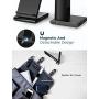 Seneo Wireless Charger, 3 in 1 Wireless Charging Station for Apple Watch, AirPods Pro/2, Detachable and Magnetic Wireless Charging Stand for iPhone 11 Pro Max/X/XS/XR/8Plus(NO QC 3.0 Adapter)