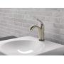 Delta Faucet Lahara Single Hole Bathroom Faucet Brushed Nickel, Touchless Bathroom Faucet, Diamond Seal Technology, Drain Assembly, Stainless 538T-SS-DST, 5.50 x 2.44 x 5.50 inches