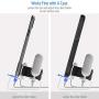 Aluminum Charging Stand for Apple Watch and iPhone Charing Station for Apple Products 3 in 1 Docking Holder iWatch Charger Stand for Apple Watch Series 6 SE 5 4 3 2 44mm 40mm 42mm 38mm iPhone Airpods