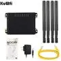 KuWFi 300Mbps 3G 4G LTE Car WiFi Wireless Router Extender Strong Signal Cat6 WiFi Routers with USB Port SIM Card Slot with External Antenna for USA/CA/MX[Not for Verizon]