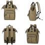 Laptop Backpack for Women Men 15.6 Inch Casual Daypack Water Resistant Travel Backpacks School Business Bag Rucksack (Army Green)