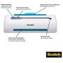 Scotch Brand Pro Thermal Laminator, Never Jam Technology Automatically Prevents Misfed Items, 2 Roller System, 9 inch (TL906) , White, Green