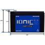 Lithium Ion Deep Cycle Battery 12V 12Ah - Ionic 12V12-EP - Built in Bluetooth Monitoring - 8 Year Warranty - Maximum 300W output per battery / Peak (3sec) 700W output per battery
