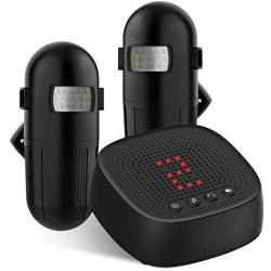 Wireless Driveway Alarm, Motion Detector, 1000FT Long Range, 36 Melodies, Outdoor Motion Sensor Alarm Weather Resistant-Home Security Alert System Monitor & Protect Indoor/Outside Property
