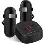 Wireless Driveway Alarm, Motion Detector, 1000FT Long Range, 36 Melodies, Outdoor Motion Sensor Alarm Weather Resistant-Home Security Alert System Monitor & Protect Indoor/Outside Property