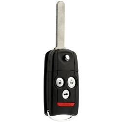 Car Flip Key Fob Keyless Entry Remote fits 2009-2014 Acura TL TSX / 2010-2013 Acura ZDX (MLBHLIK-1T, 2500A-HLIK1T)