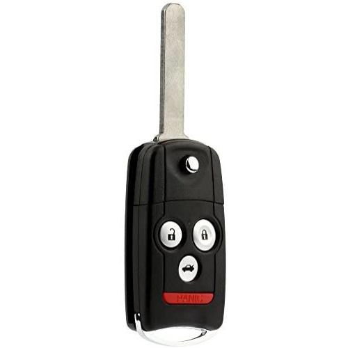 Car Flip Key Fob Keyless Entry Remote fits 2009-2014 Acura TL TSX / 2010-2013 Acura ZDX (MLBHLIK-1T, 2500A-HLIK1T)