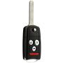 Car Flip Key Fob Keyless Entry Remote fits 2009-2014 Acura TL TSX / 2010-2013 Acura ZDX (MLBHLIK-1T, 2500A-HLIK1T)