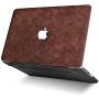 LuvCase Laptop Case for MacBook Pro 13'' (2021/20/19/18/17/16 Release) with/Without Touch Bar A2338 M1/A2251/A2289/A2159/A1989/A1706/A1708 Leather Hard Shell Cover (Brown Cow Leather)