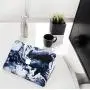 KECC Laptop Case Compatible with MacBook Pro 13'' (2021/2020/2019/2018/2017/2016) Plastic Hard Shell Cover A2338 M1 A2289 A2251 A2159 A1989 A1706 A1708 Touch Bar (Black Grey Marble)