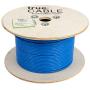 trueCABLE Cat6 Plenum (CMP), 500ft, Blue, 23AWG 4 Pair Solid Bare Copper, 550MHz, ETL Listed, Unshielded Twisted Pair (UTP), Bulk Ethernet Cable