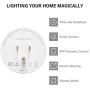 FRANKEVER Smart Plug, Smart outlets, No Hub Required, Wi-Fi Smart Mini Socket Outlet Compatible, Compatible with Alexa, Google Home and IFTTT 2 Pack