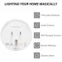 FRANKEVER Smart Plug, Smart outlets, No Hub Required, Wi-Fi Smart Mini Socket Outlet Compatible, Compatible with Alexa, Google Home and IFTTT 2 Pack
