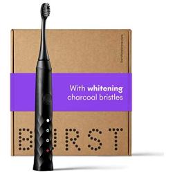 BURST Electric Toothbrush with Charcoal Sonic Toothbrush Head, Black