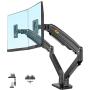 NB North Bayou Dual Monitor Desk Mount Stand Full Motion Swivel Computer Monitor Arm Fits 2 Screens up to 32 with Load Capacity 6.6~26.4lbs for Each Monitor F195A-B