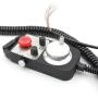 100PPR Universal 4 Axis CNC Handwheel MPG Pendant with Emergency Stop manual pulse Generator for Siemens/MITSUBISHI/CNC Router Engraving Milling Lathe Machine