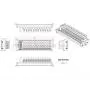 DC Power Fuse Distribution Strip Module (12 Position, Screw Mount)