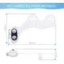 Bidet, iChanTon CT-B02 Non-Electric (Frontal & Rear/Feminine Wash) Bidet Toilet Attachment with Self-Cleaning Dual Nozzle, Fresh Water Toilet Bidet with Adjustable Water Pressure