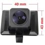 Misayaee Rear View Back Up Reverse Parking Camera in Original Reverse Hole Night Version (NTSC) for Toyota Land Cruiser Prado LC 150 LC150 2010~2016