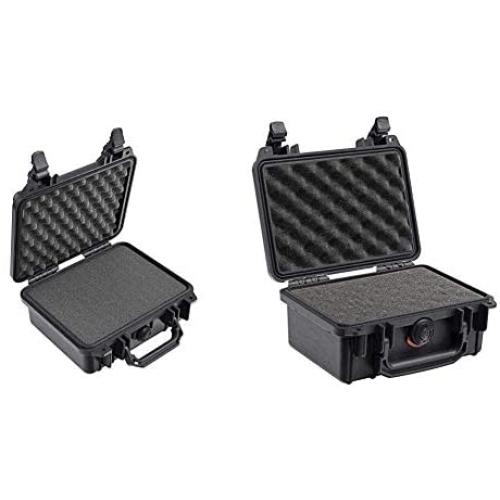Pelican 1200 Case With Foam (Black) & 1120 Case With Foam (Black)