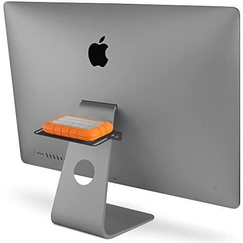 Twelve South Backpack for iMac and Apple Displays | Hidden Storage Shelf for Hard Drives and Accessories (Matte Black)