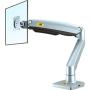 NB North Bayou Monitor Desk Mount Ultra Wide Full Motion Swivel Long Arm with Gas Spring for 22-35Monitors from 6.6 to 26.4lbs Height Adjustable Monitor Stand F100A-S