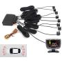 LED Display Car Rearview Reverse Radar System with 8 Parking Sensors, Sizet Front and Rear Parking Buzzer Beeps + LED Distance Display