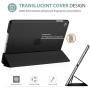 ProCase iPad 10.2 Case 2020 iPad 8th Generation / 2019 iPad 7th Gen Case, Slim Stand Hard Back Shell Protective Smart Cover Case for iPad 10.2 Inch -Black