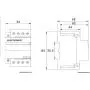50 Amp 4 Pole Contactor Normally Open (N/O) 120V Coil, 32A Motor, IEC 63A, 60A DIN
