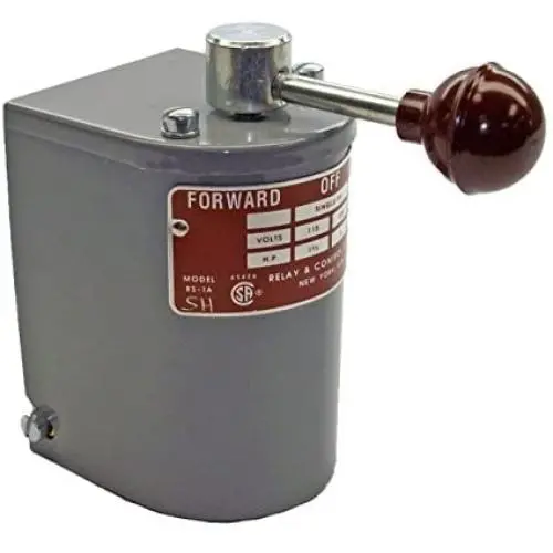 Relay & Control RS-1A-SH Single Phase Only Reversing Drum Control with Steel Handle