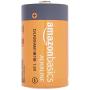 Amazon Basics 24 Pack D Cell All-Purpose Alkaline Batteries, 5-Year Shelf Life, Easy to Open Value Pack