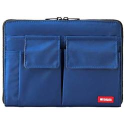 LIHITLAB Bag Laptop Sleeve with Storage Pockets (Bag-in-Bag), 7.1 x 9.8 Inches, Indigo (A7553-11N)