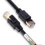 Cat8 Ethernet Cable 1ft, Aifxt Heavy Duty High Speed 26AWG Cat8 LAN Network Cable 40Gbps 2000Mhz with Gold Plated RJ45 Connector, Weatherproof SSTP UV Resistant for Router, Modem, Xbox