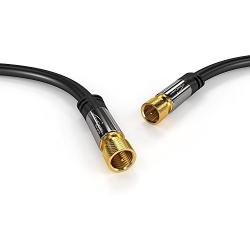 KabelDirekt – Digital Coaxial Audio Video Cable (75 feet) Satellite Cable Connectors – Coax Male F Connector Pin – Coax Cables for Satellite Television – Pro Series